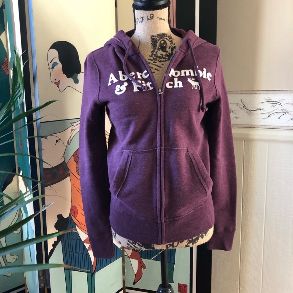 abercrombie & fitch zip up sweatshirt